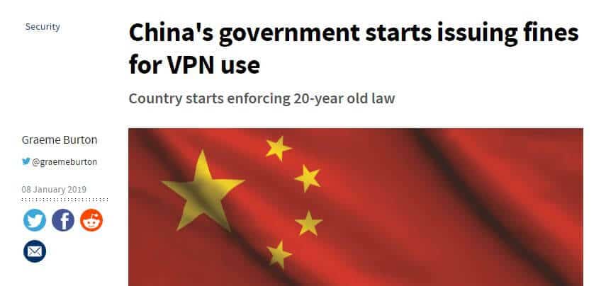 VPN use fine headline.