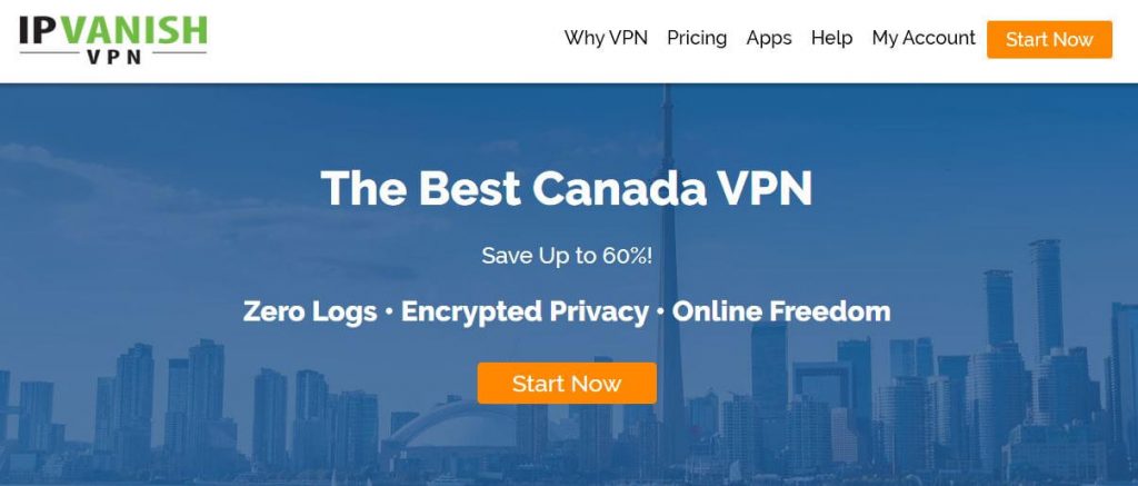 IPVanish Canada VPN.